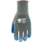 Cestus Nitrile Coated Gloves, Nitrile, Micro-Finish, Palm and Fingers, 4 Abrasion Level, Blue, L 1 PR C10-L - alternate 1